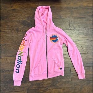 AVIATOR NATION HOODIE - NEON PINK